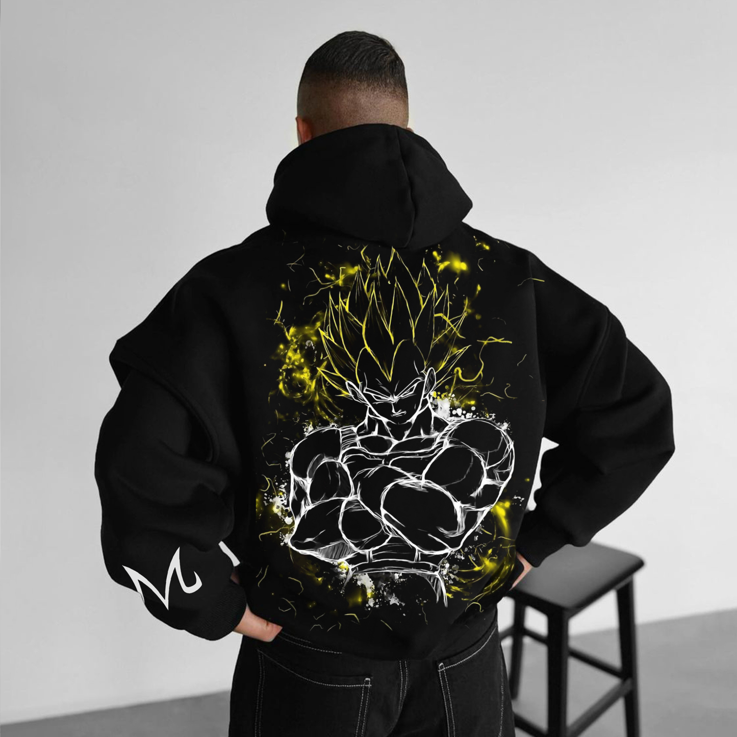 Anime "Dragon Ball" Character "Super Saiyan" Pattern Print Hoodie