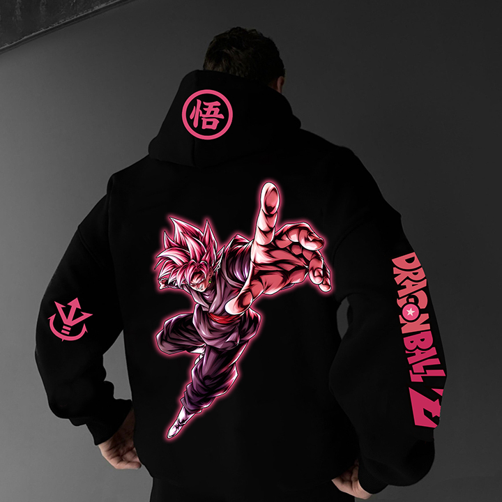 Unisex Anime Printed Casual Oversized Hoodie
