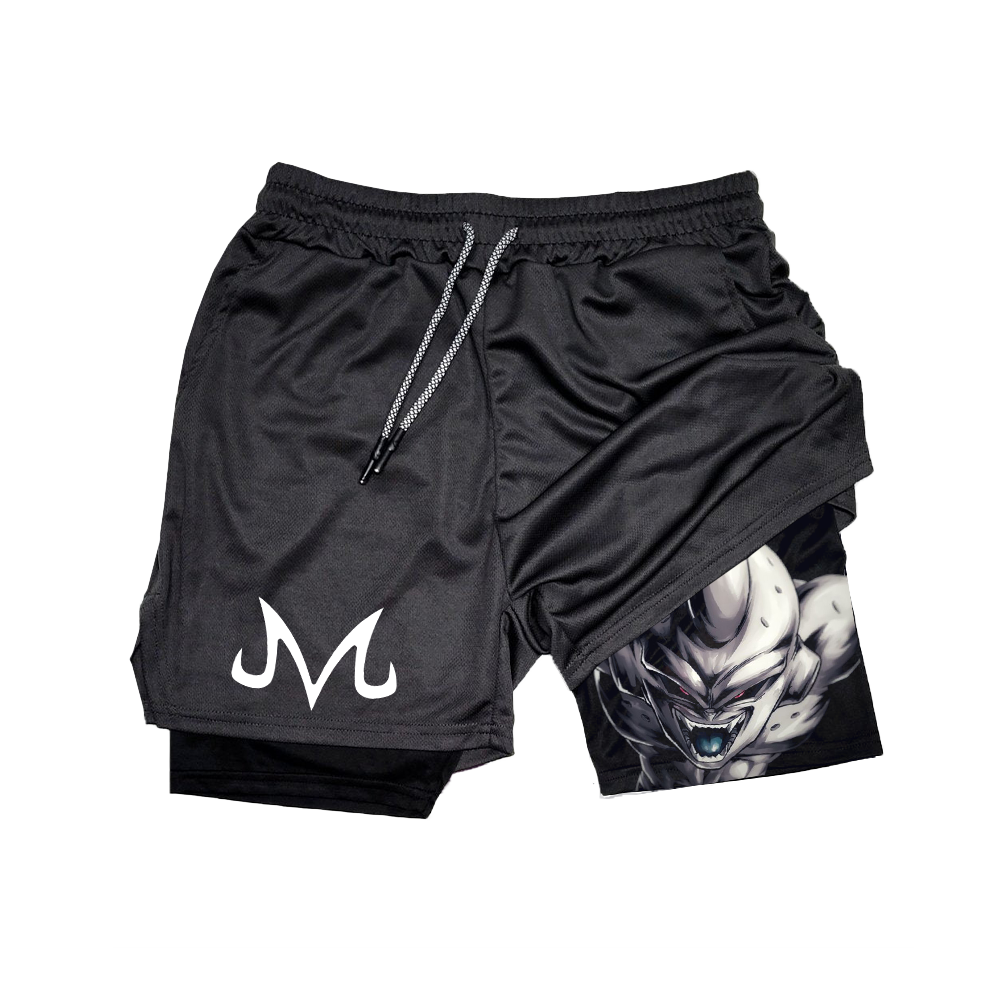 Majin Anime Gym Performance Shorts-comicclothing