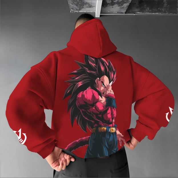 Unisex Anime Graphic Streetwear Vintage Hoodie