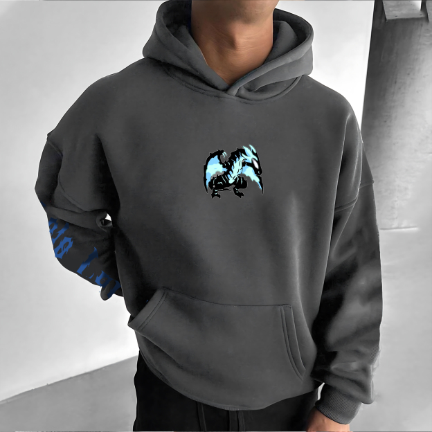 Unisex “Solo Leveling” Anime Graphic Streetwear Vintage Hoodie