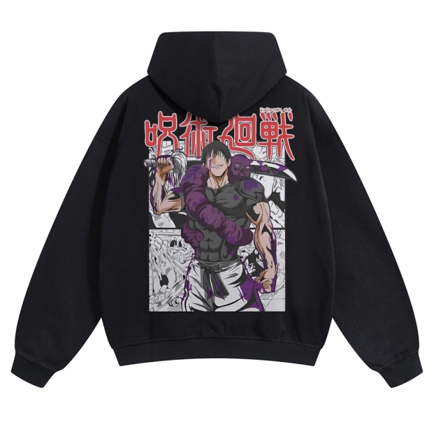 Unisex Casual Anime Print Hoodie