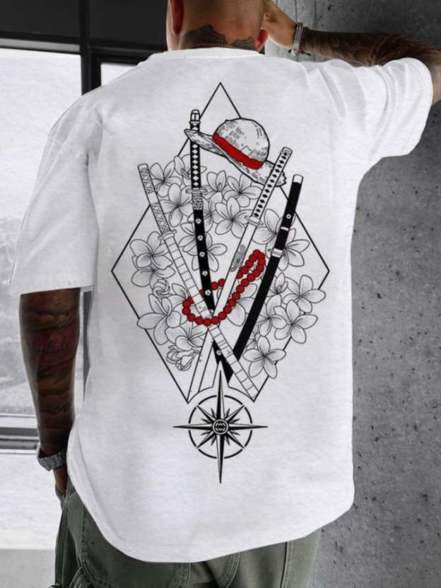 Unisex Anime Inspired Vintage T-Shirt