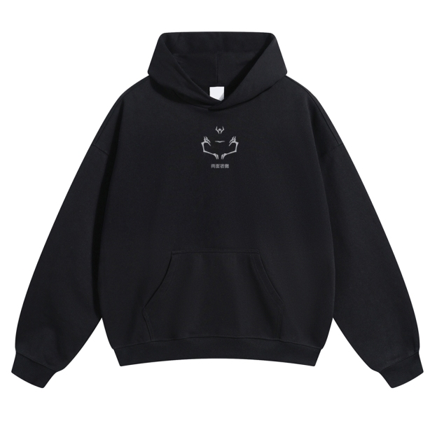 Unisex Casual Anime Print Hoodie
