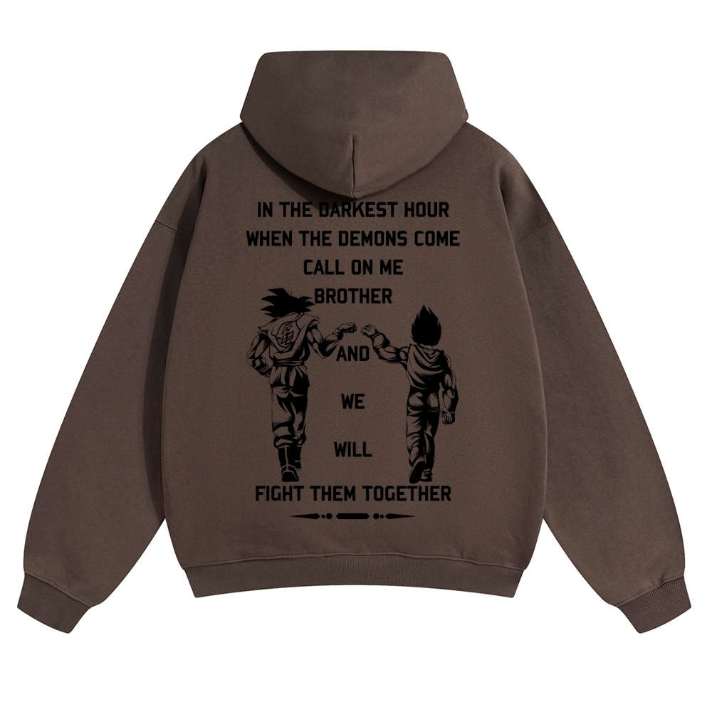 Unisex Anime Graphic Streetwear Vintage Hoodie