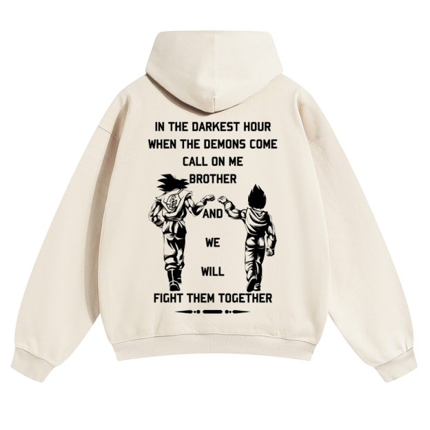 Unisex Anime Graphic Streetwear Vintage Hoodie