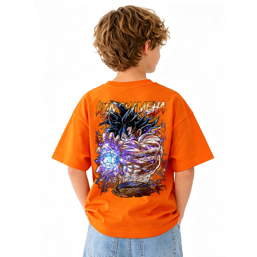 Dragon Ball Anime Graphic T-Shirt for Kids Cartoon Print Cotton Tee