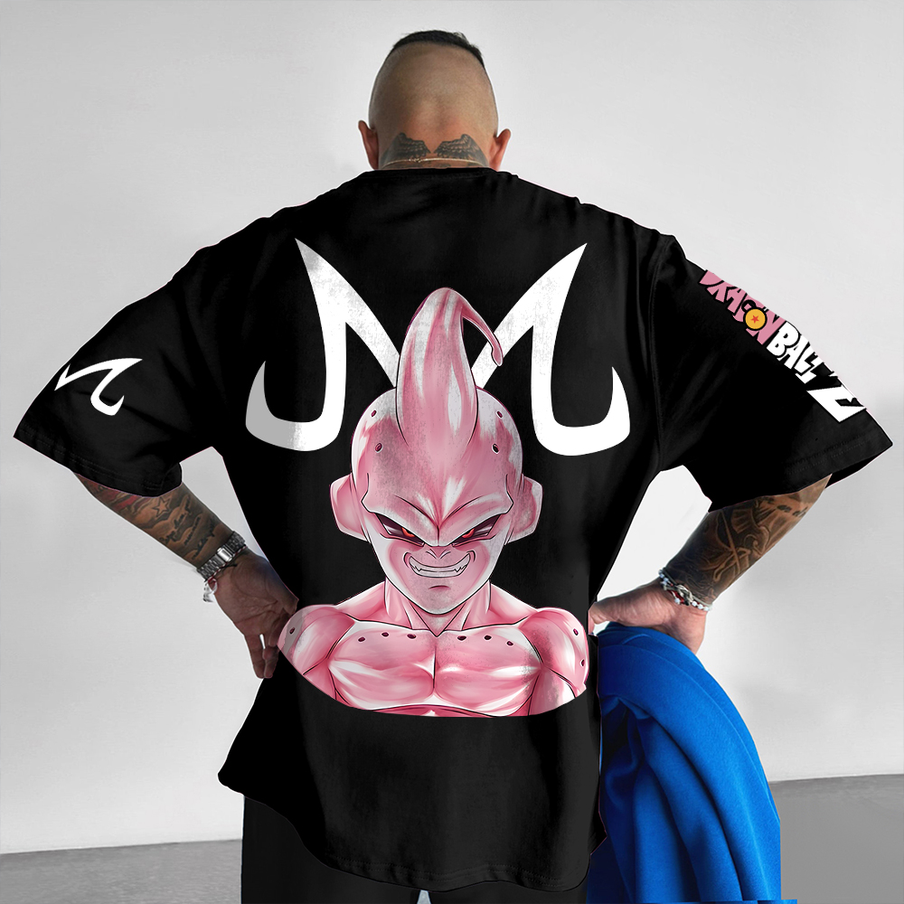Unisex Oversized Anime Print T-Shirt