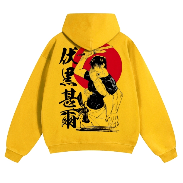 Unisex Casual Anime Print Hoodie