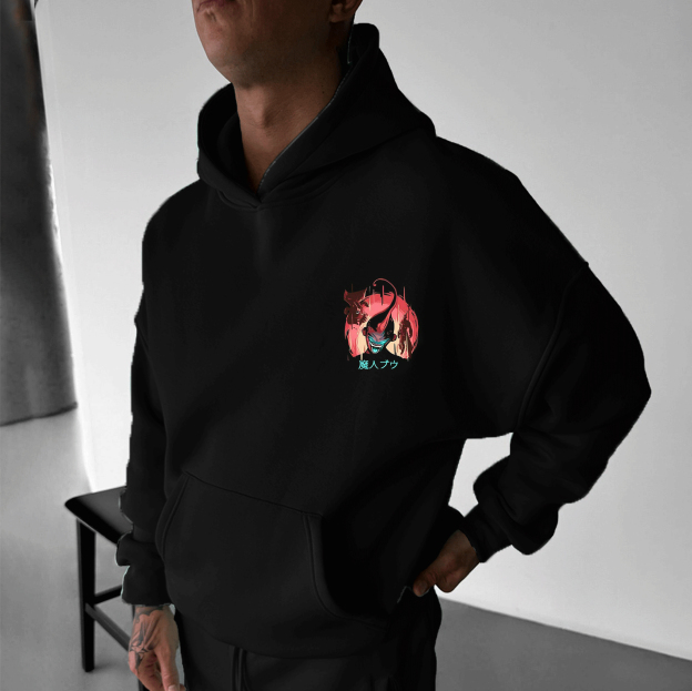 Unisex Anime Graphic Streetwear Vintage Hoodie