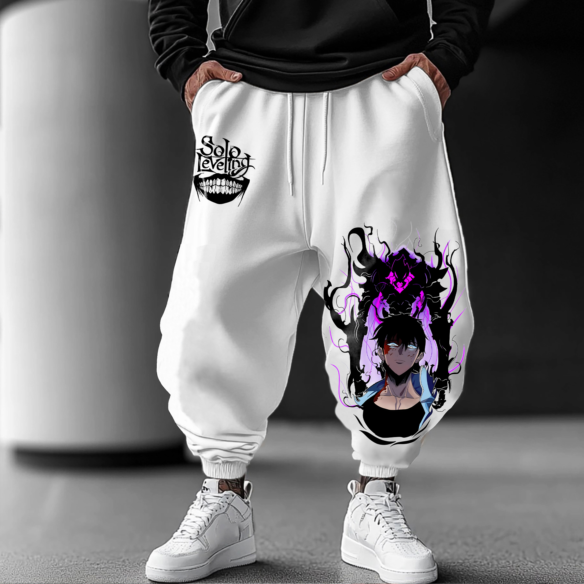 Unisex Casual Anime Streetwear Pants