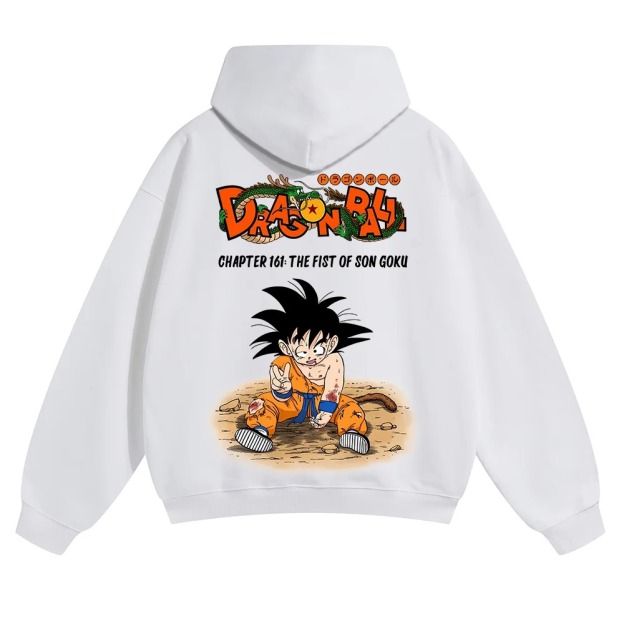 Oversized Unisex Anime Print Hoodie