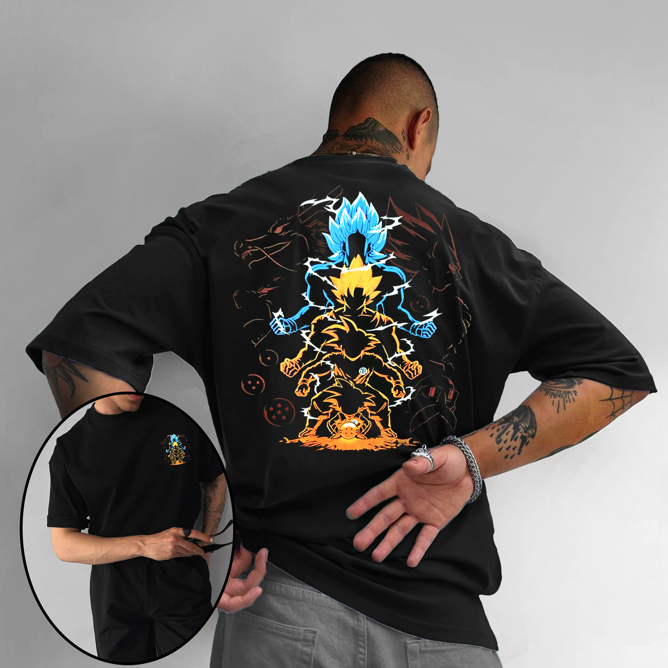 Unisex Anime Inspired Graphic Streetwear Vintage T-shirt