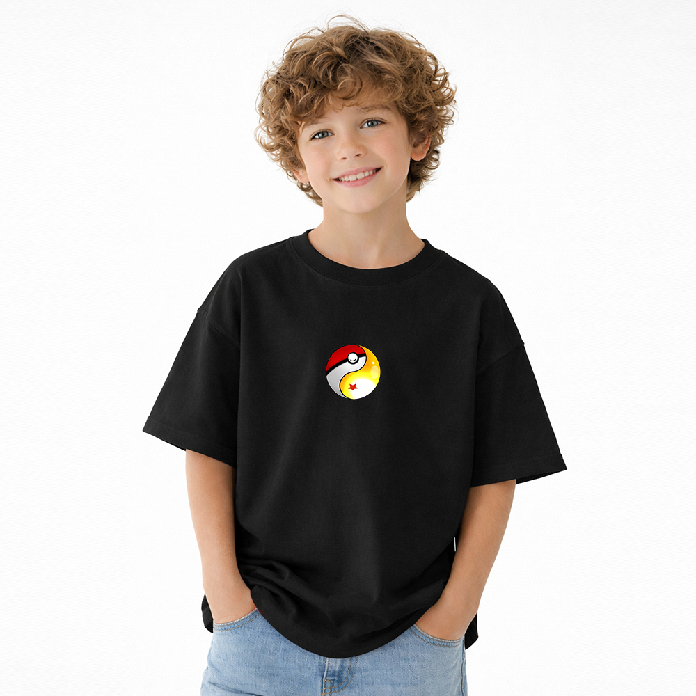 Dragon Ball Anime Graphic T-Shirt for Kids Cartoon Print Cotton Tee