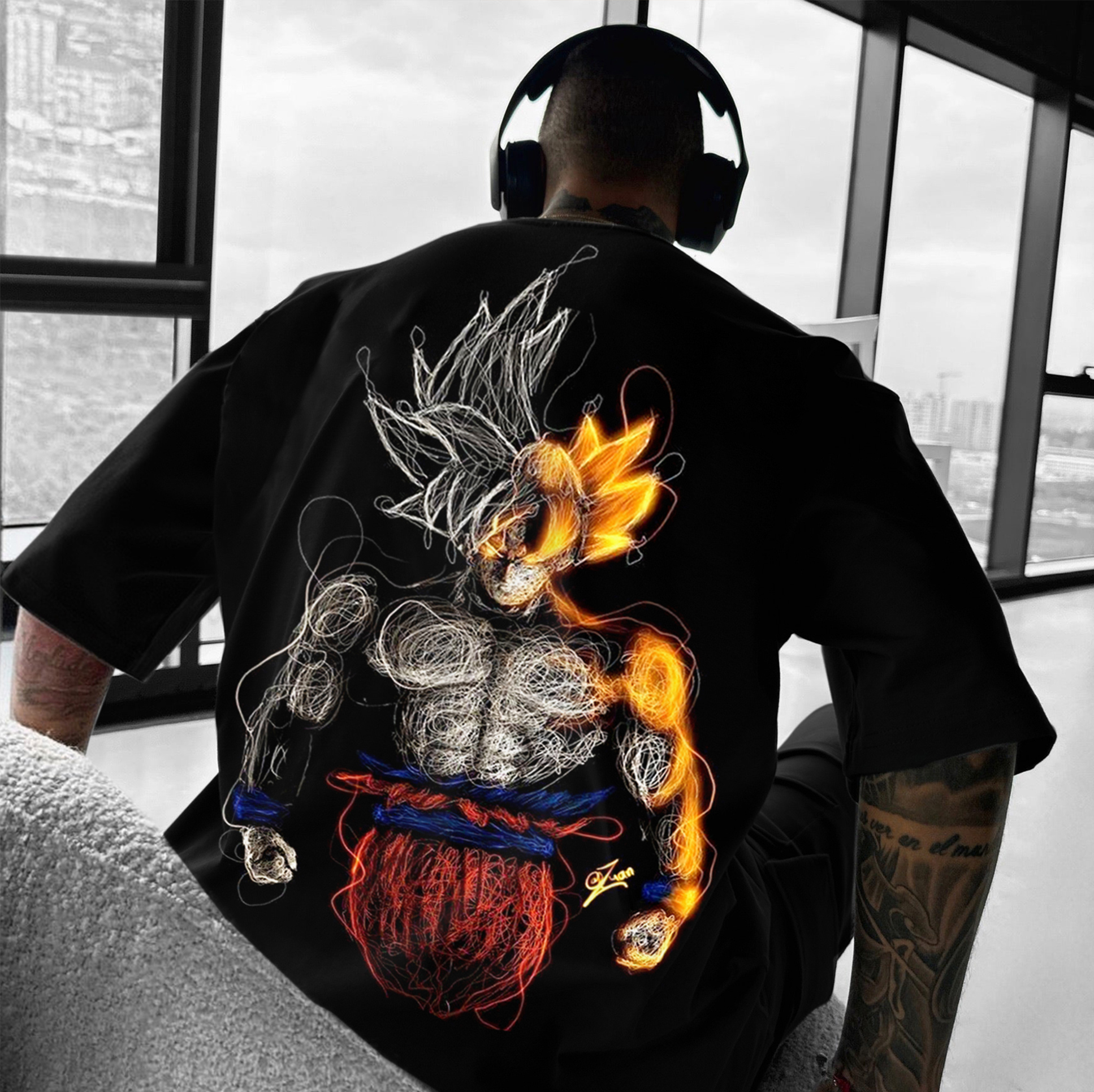 Unisex Anime Inspired Graphic Streetwear Vintage T-shirt