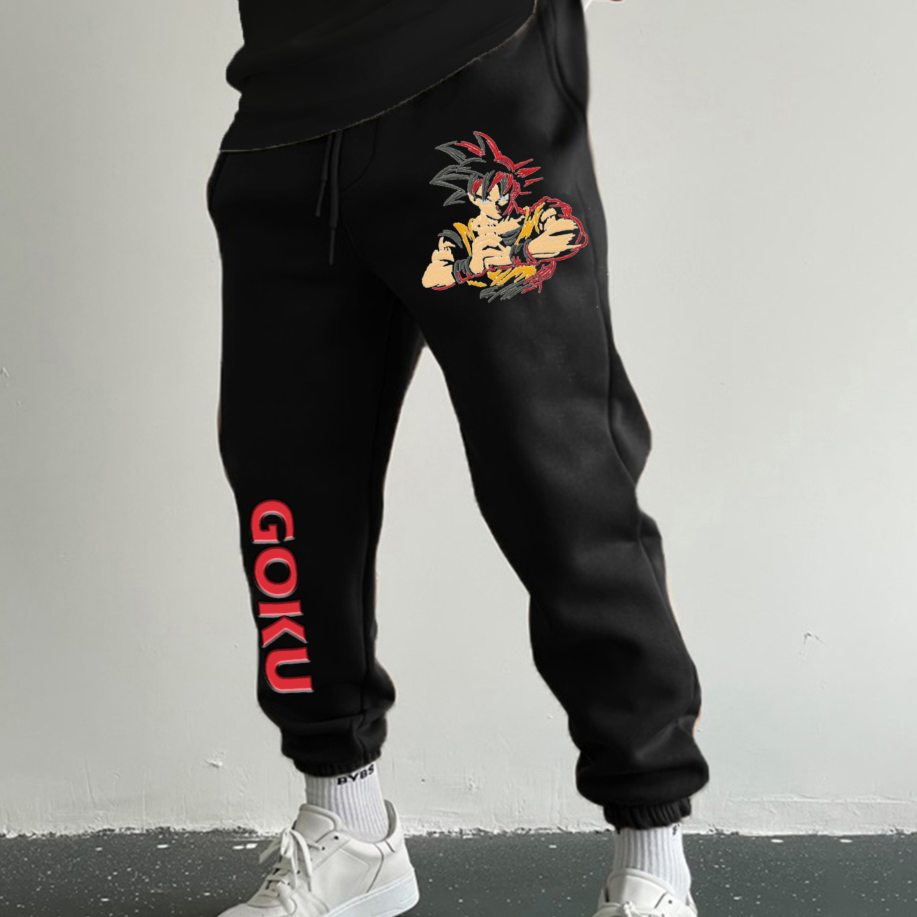 Unisex Anime Print  Sweatpants Casual Pants
