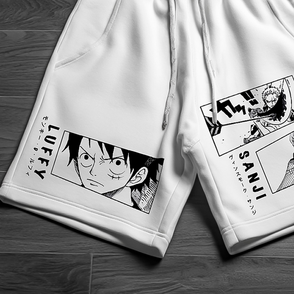 New And Trendy Anime Pattern Shorts For Spring And Summer-comicclothing