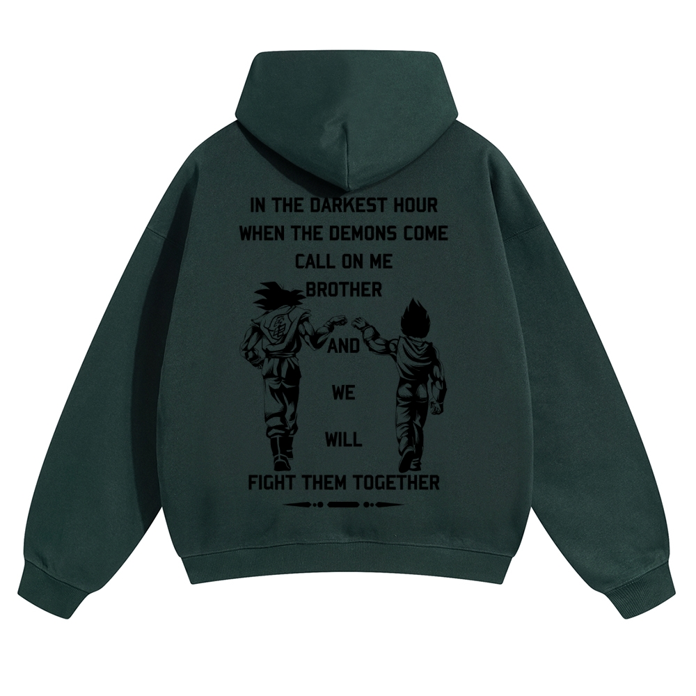 Unisex Anime Graphic Streetwear Vintage Hoodie