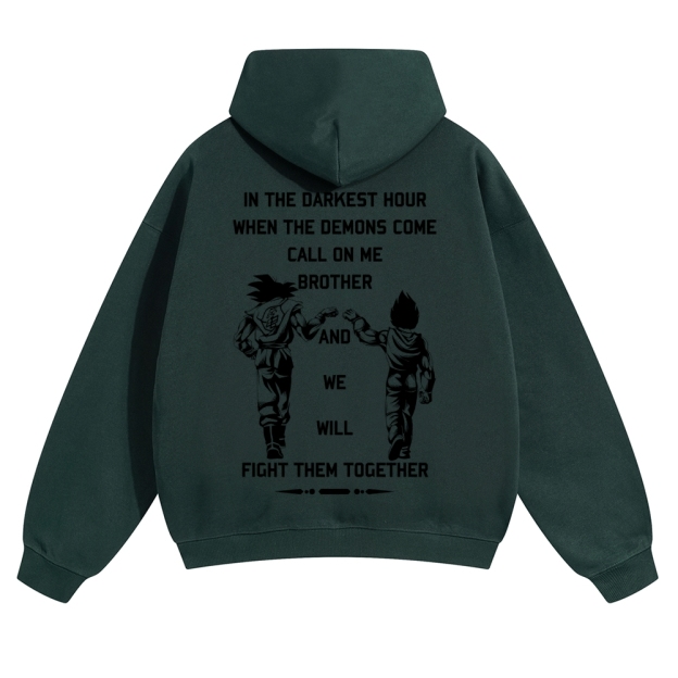 Unisex Anime Graphic Streetwear Vintage Hoodie