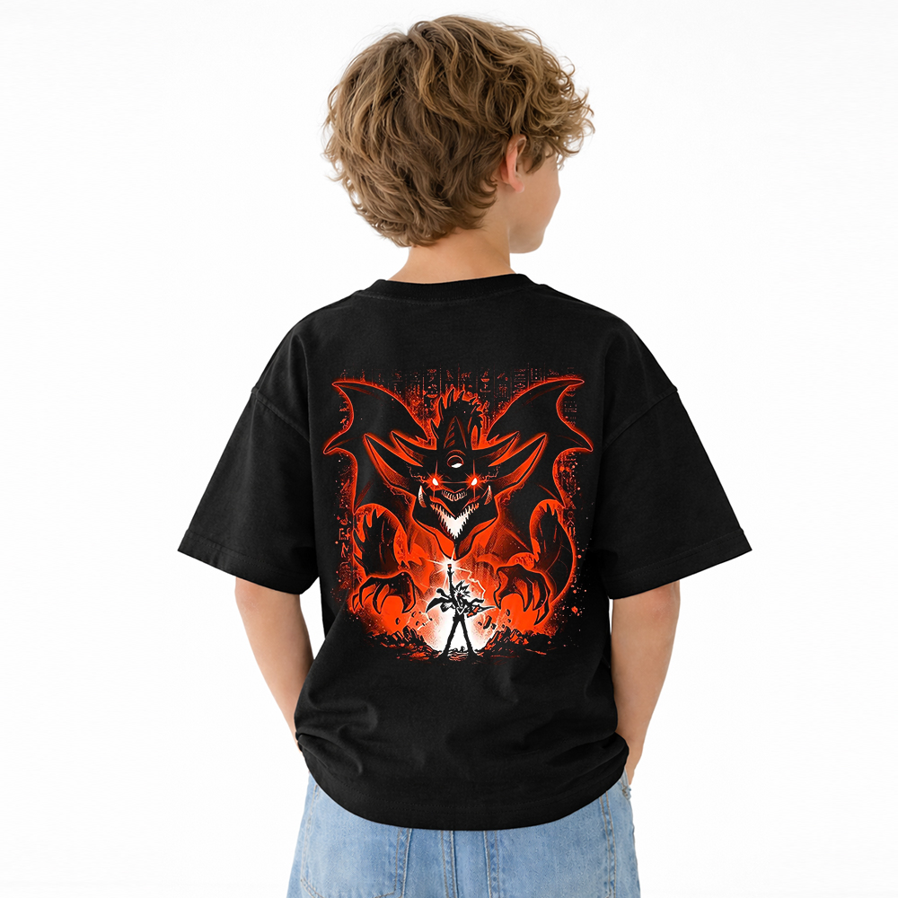 Yu-Gi-Oh! Anime Graphic T-Shirt for Kids Cartoon Print Cotton Tee