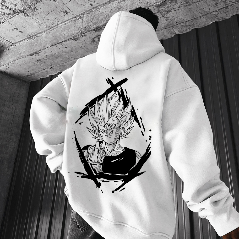 Unisex Anime Graphic Streetwear Vintage Hoodie