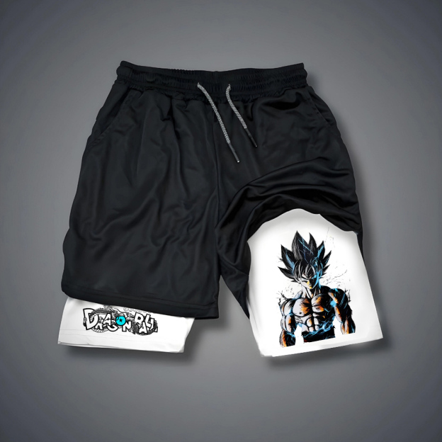 Unisex Casual Anime GOKU Gym Shorts