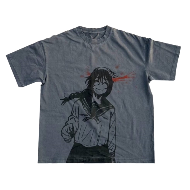VINTAGE TEE丨Toji & Amanai shirt-JJK