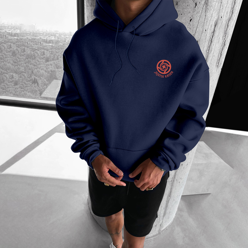 Oversized Unisex Anime Fushiguro Megumi Print Hoodie