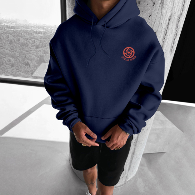 Oversized Unisex Anime Fushiguro Megumi Print Hoodie