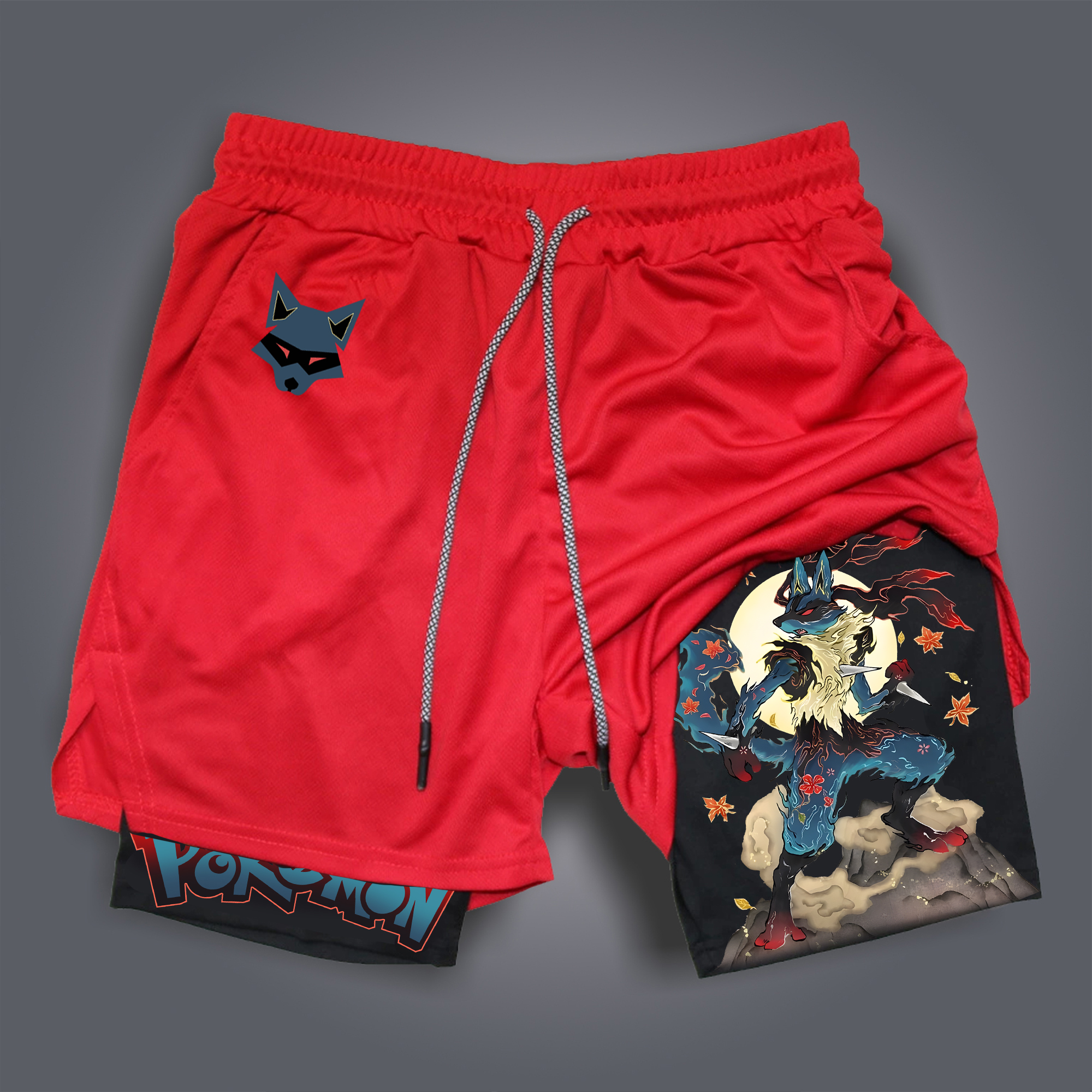 Unisex   Casual Anime Streetwear Shorts-Anime x kingdom