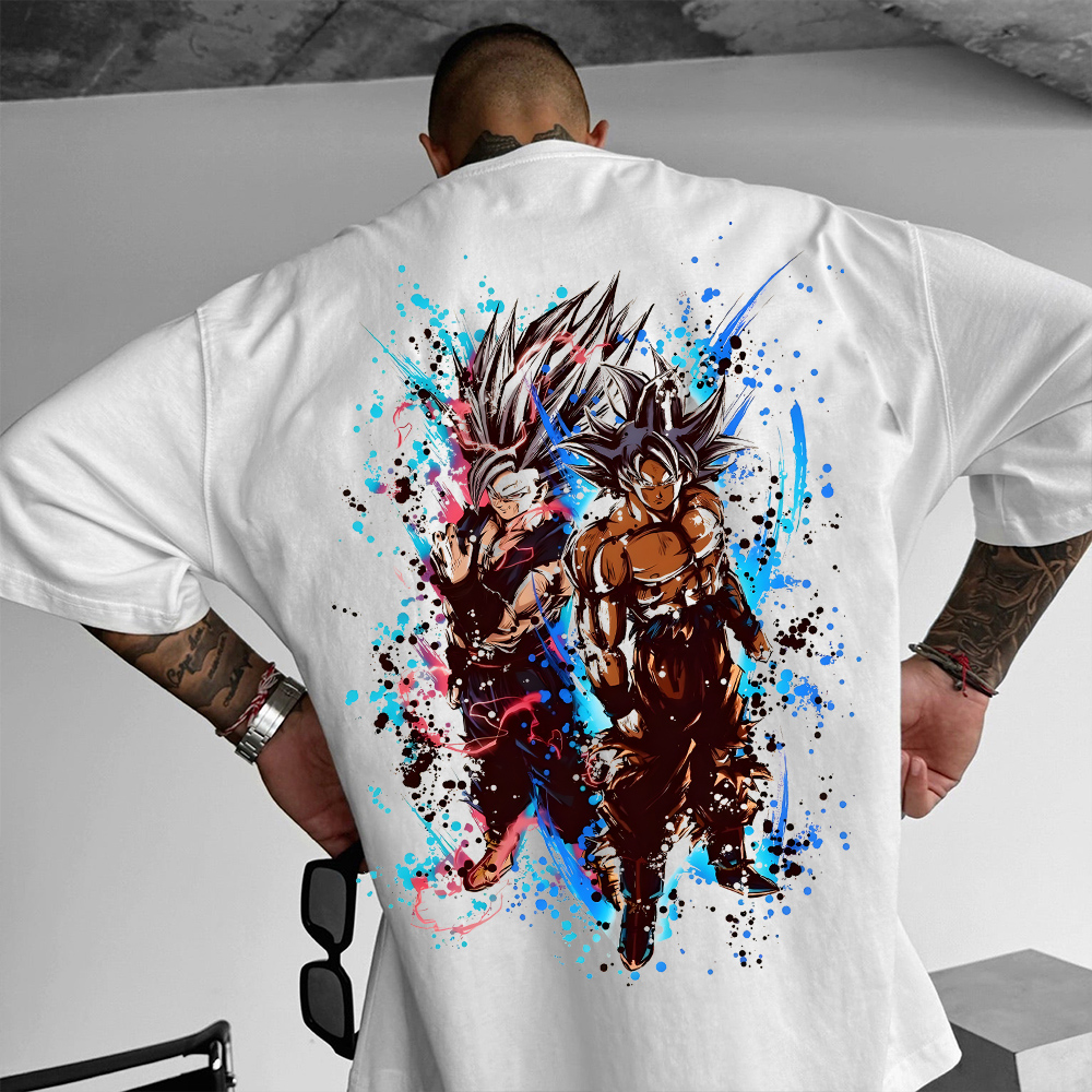 Unisex Oversized Dragon Ball Print T-Shirt