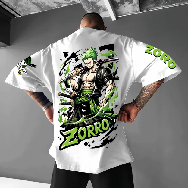 Unisex Anime Inspired Vintage T-Shirt丨