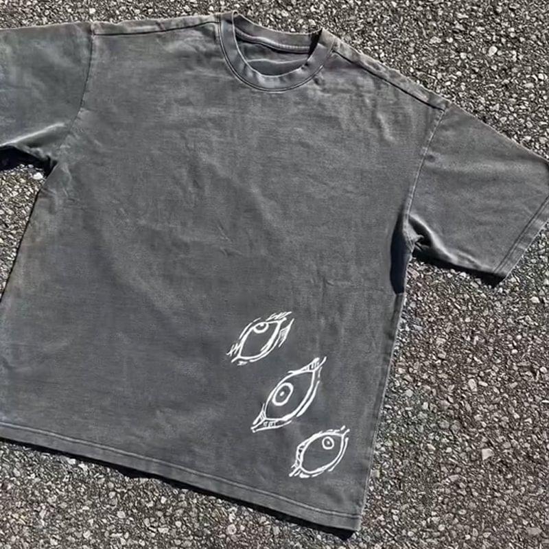 The Honored One Gojo JJK Acid Wash Vintage Style T-shirt, Anime Inspired Tee