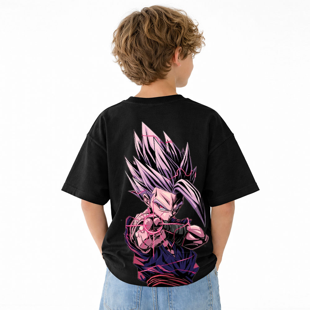Dragon Ball Anime Graphic T-Shirt for Kids Cartoon Print Cotton Tee