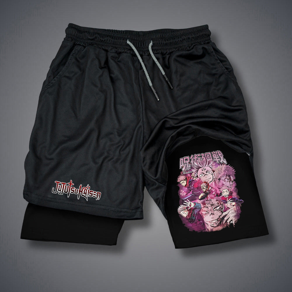Casual Anime Personalized Printed Sports Shorts-comicclothing