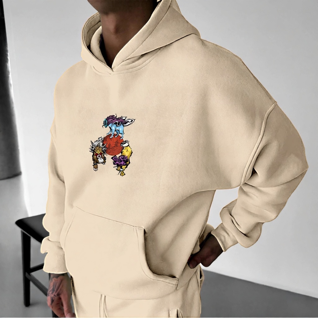 Pokémon Unisex Anime Rayquaza Hoodie
