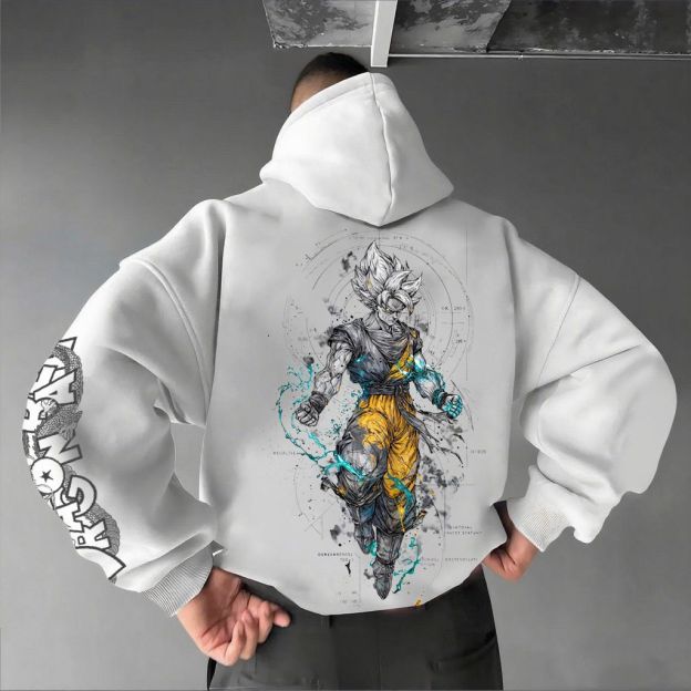 Unisex Anime Graphic Streetwear Hoodie-comicclothing