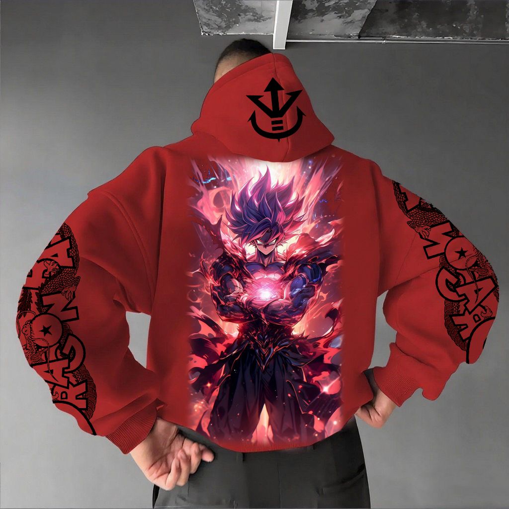 Unisex Anime Graphic Streetwear Hoodie