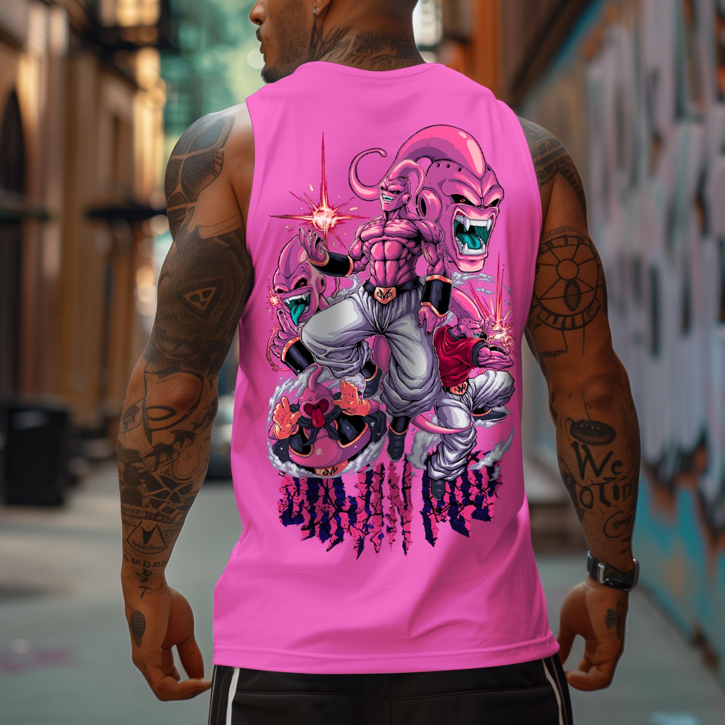 Unisex Anime Sleeveless Tank Top