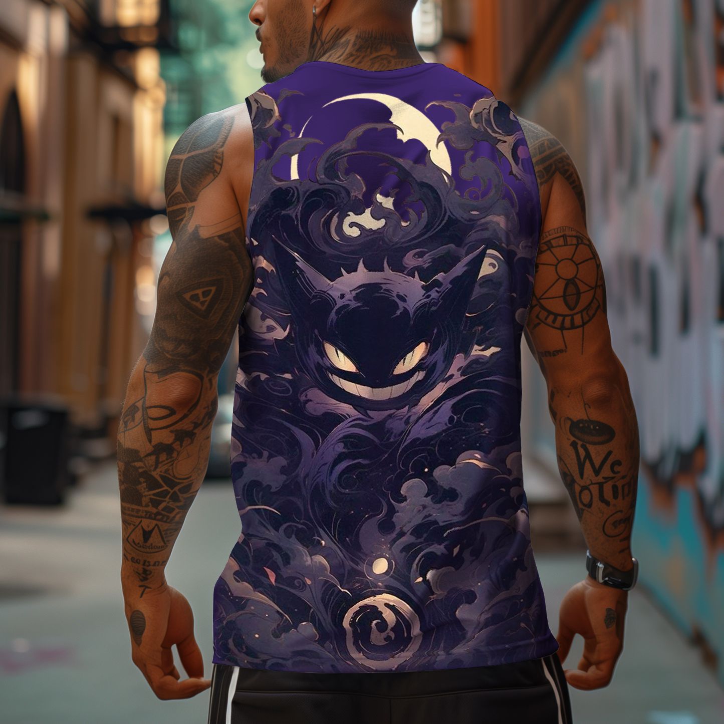 Unisex Anime Sleeveless Tank Top