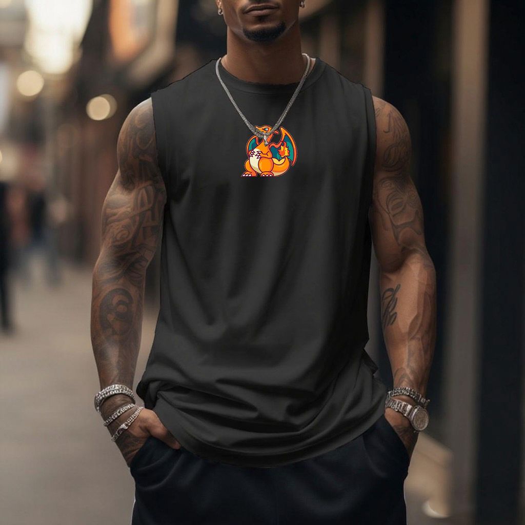 Unisex Anime Sleeveless Tank Top-comicclothing