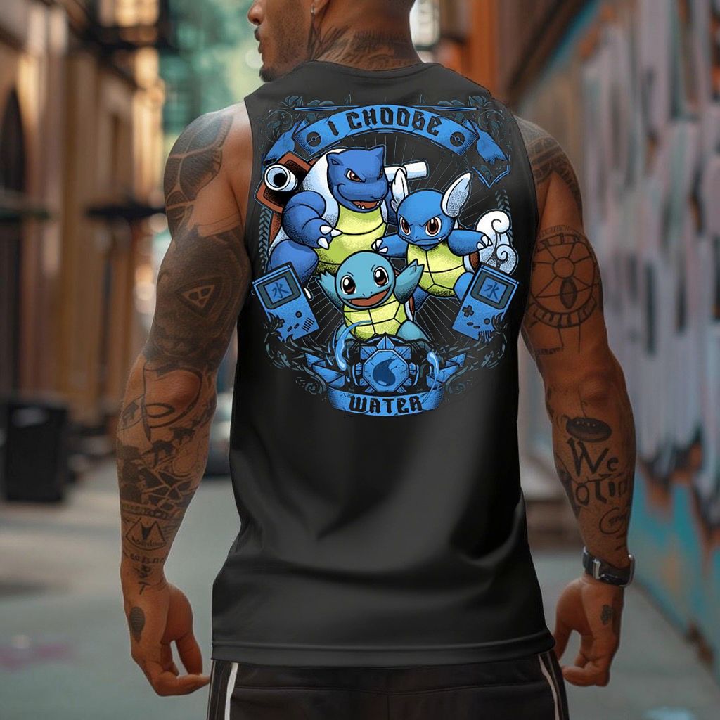 Unisex Anime Sleeveless Tank Top-comicclothing