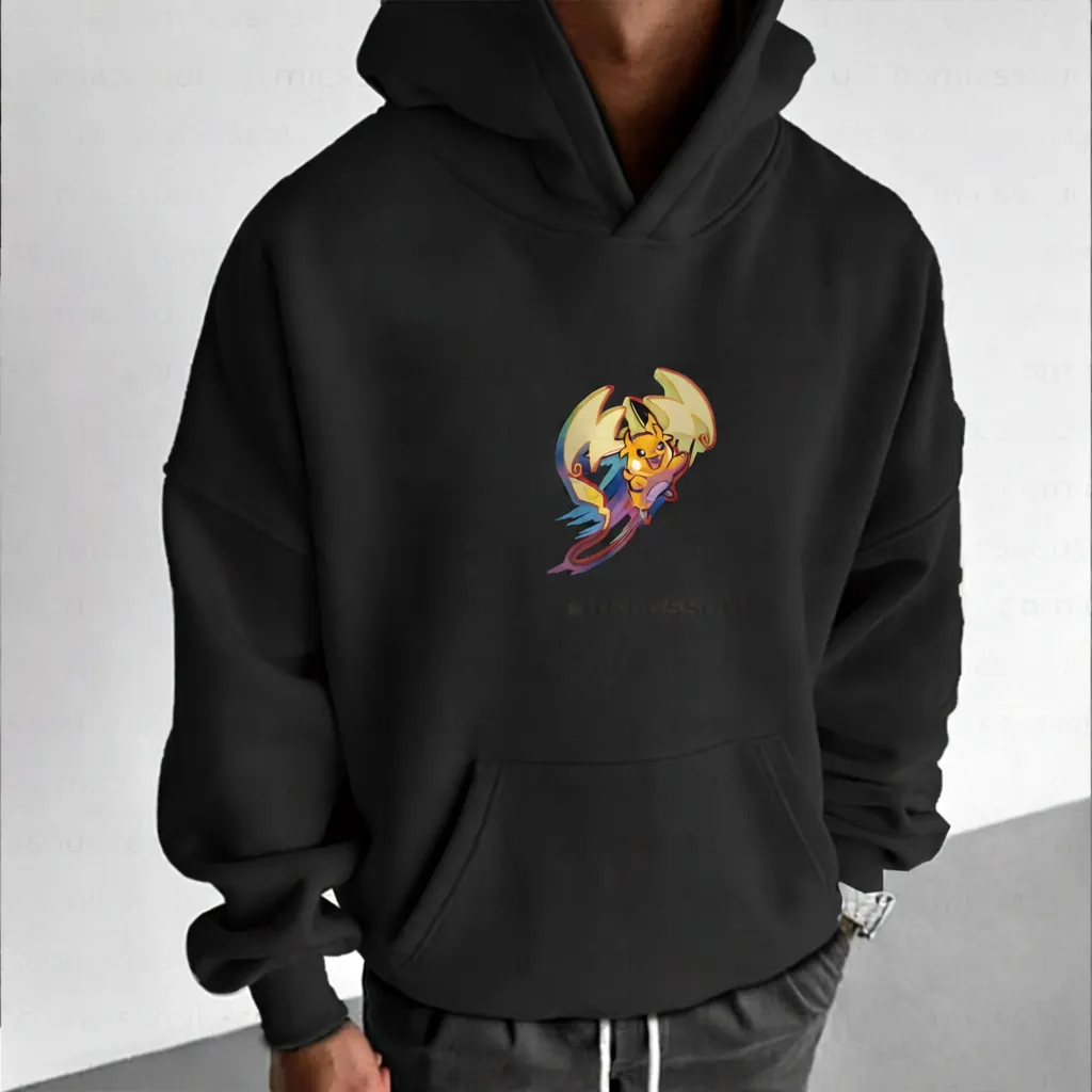 Pokémon Unisex Anime Pikachu Hoodie-Anime x kingdom