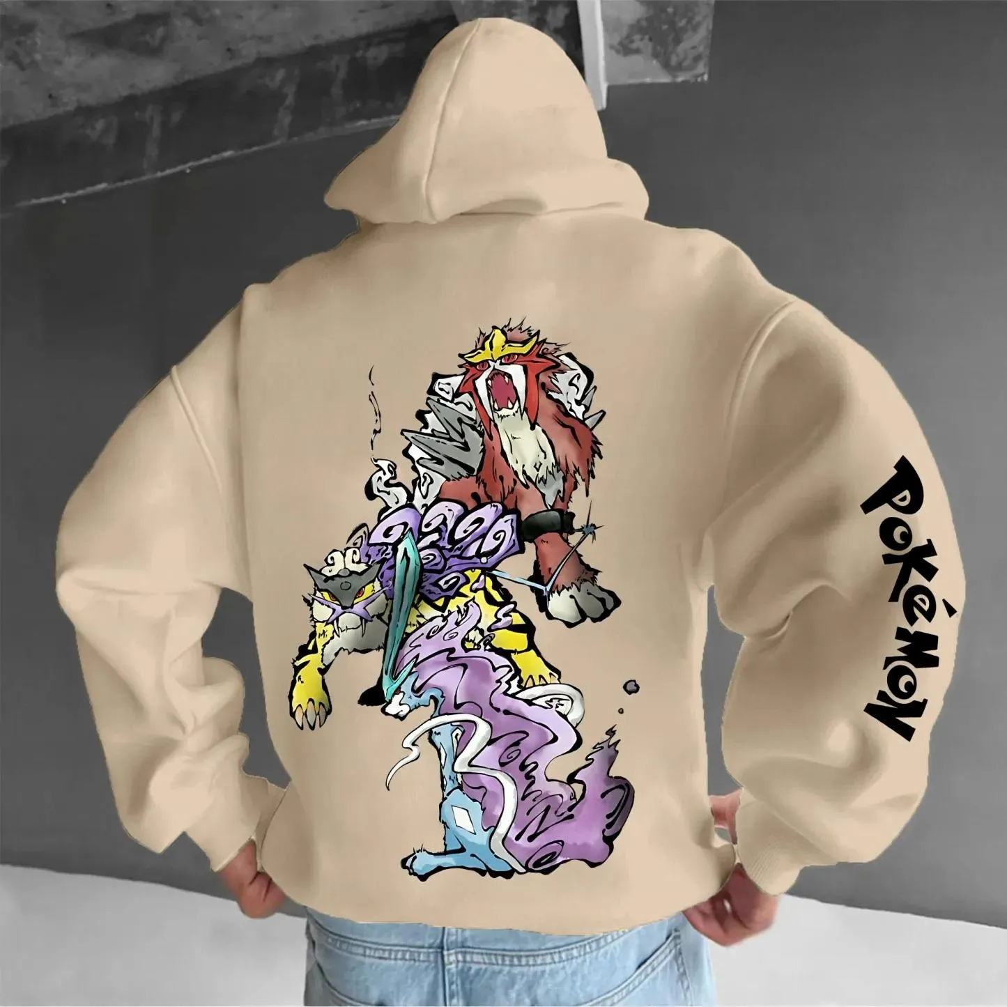 Pokémon Unisex Anime Rayquaza Hoodie