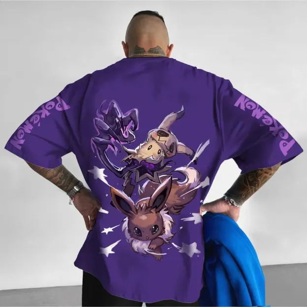 Pokémon Unisex Anime Mimikyu-shirt