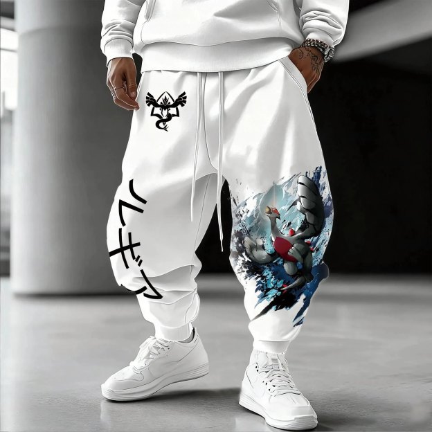 Pokémon Unisex Anime Lugia Pants-Anime x kingdom