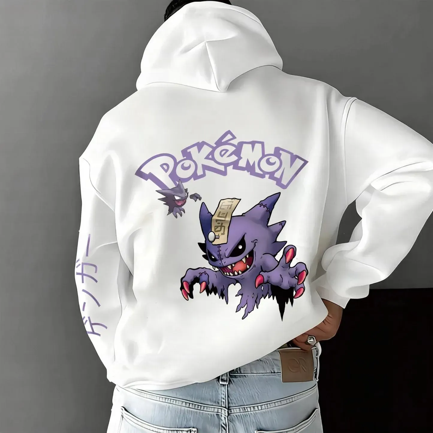 Pokémon Unisex Anime Gengar Hoodie-Anime x kingdom
