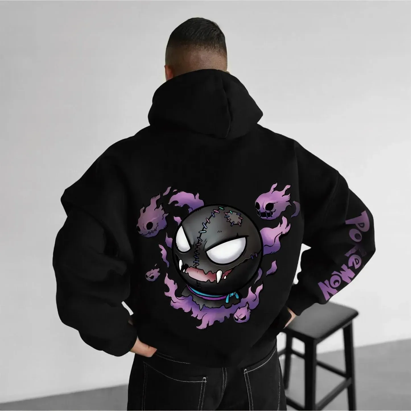 Pokémon Unisex Anime Gengar Hoodie