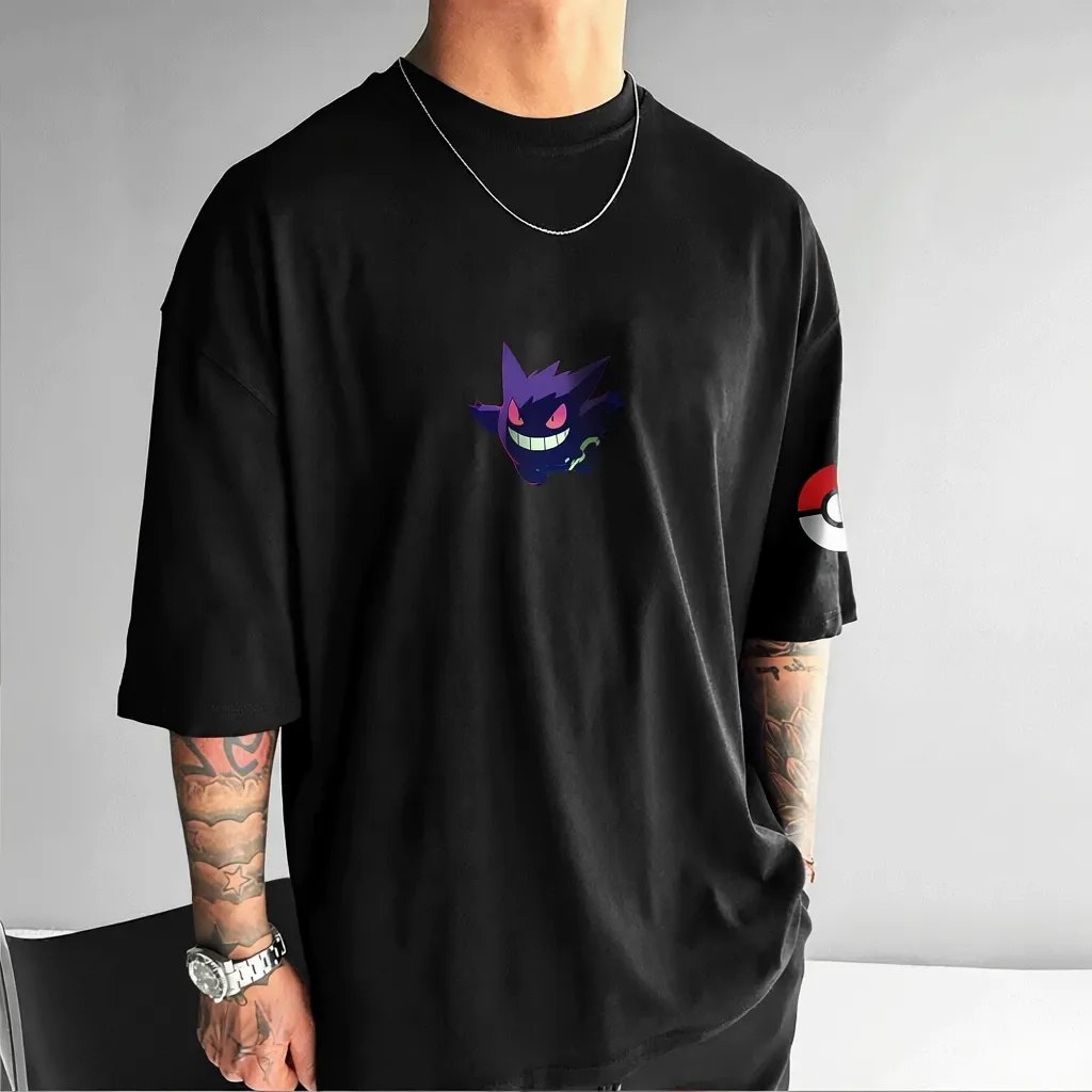 Pokémon Unisex Anime Gengar T-shirt