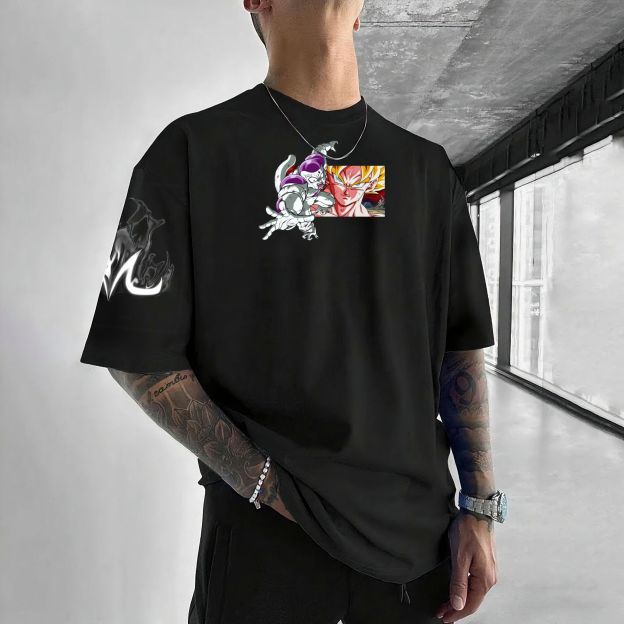 Unisex Anime Inspired Vintage T-Shirt-comicclothing